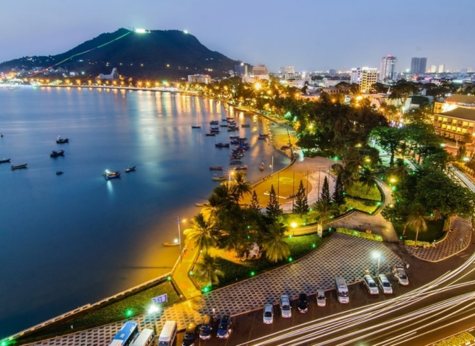 The beach in Vung Tau