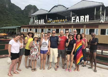 EXPLORING HALONG BAY – PEARL FARM VISITING – KAYAKING – COMING BACK HANOI (B/L)